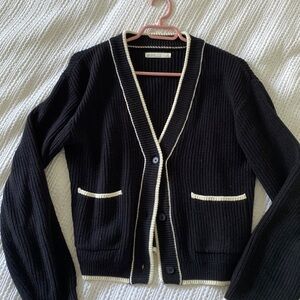 Oak and fort varsity cardigan